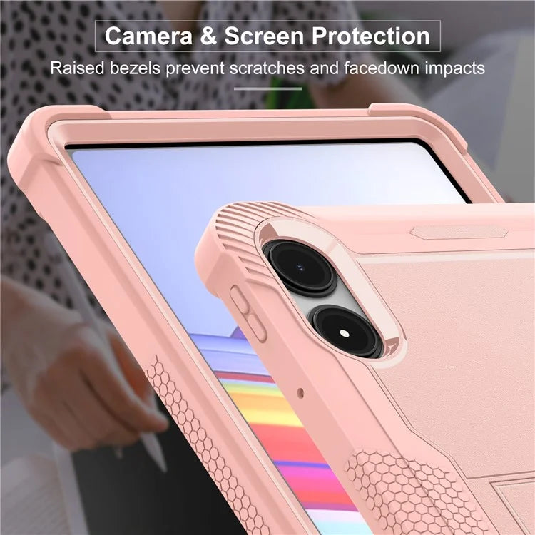 For Xiaomi Poco Pad / Redmi Pad Pro / Pad Pro 5G Case Silicone+PC Tablet Protective Cover with Kickstand