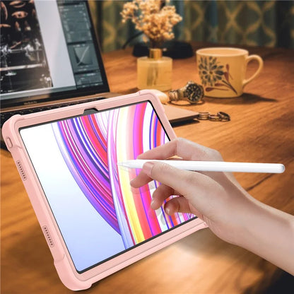 For Xiaomi Poco Pad / Redmi Pad Pro / Pad Pro 5G Case Silicone+PC Tablet Protective Cover with Kickstand