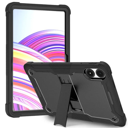 For Xiaomi Poco Pad / Redmi Pad Pro / Pad Pro 5G Case Silicone+PC Tablet Protective Cover with Kickstand