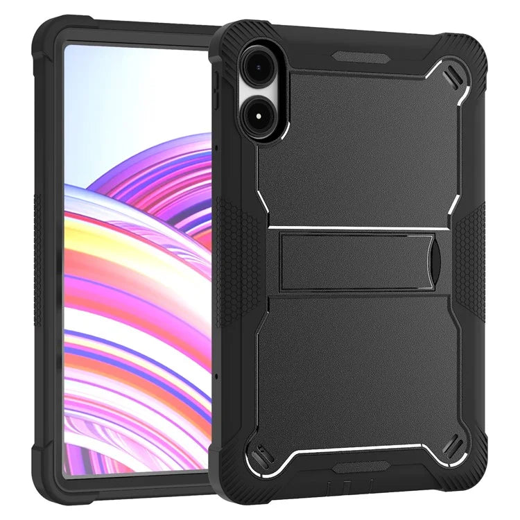 For Xiaomi Poco Pad / Redmi Pad Pro / Pad Pro 5G Case Silicone+PC Tablet Protective Cover with Kickstand