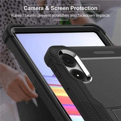 For Xiaomi Poco Pad / Redmi Pad Pro / Pad Pro 5G Case Silicone+PC Tablet Protective Cover with Kickstand