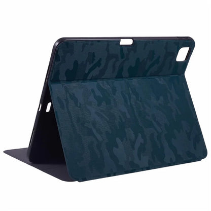 X-LEVEL For iPad Pro 13 (2024) Case Camouflage Pattern PU Leather Tablet Cover with Auto Wake / Sleep