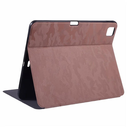 X-LEVEL For iPad Pro 13 (2024) Case Camouflage Pattern PU Leather Tablet Cover with Auto Wake / Sleep