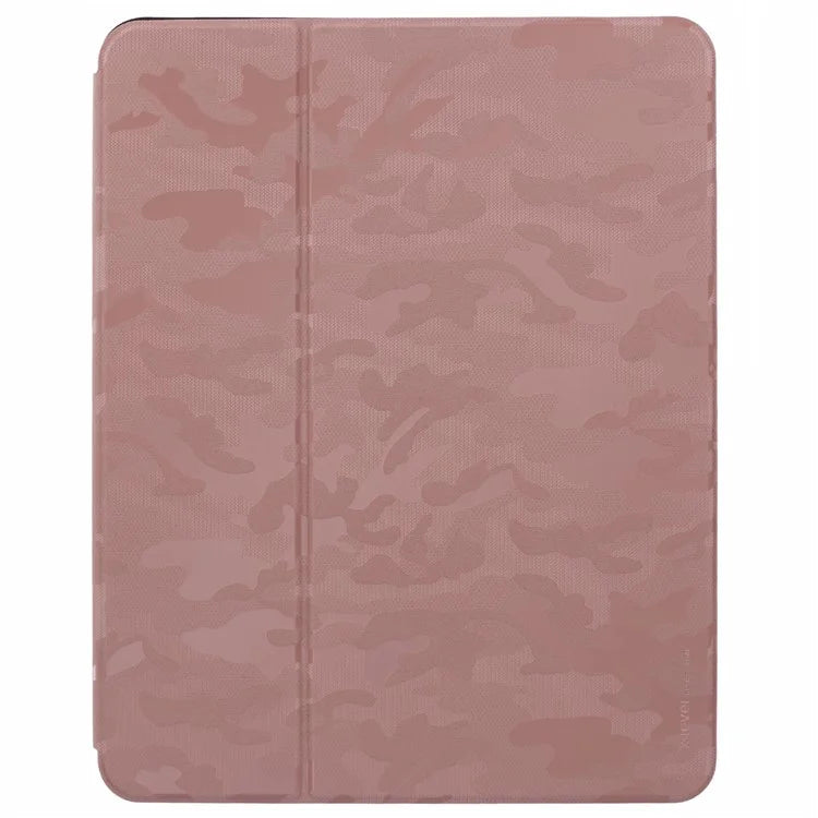 X-LEVEL For iPad Pro 13 (2024) Case Camouflage Pattern PU Leather Tablet Cover with Auto Wake / Sleep