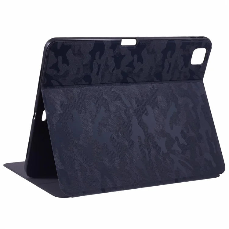 X-LEVEL For iPad Pro 13 (2024) Case Camouflage Pattern PU Leather Tablet Cover with Auto Wake / Sleep