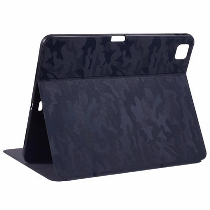 X-LEVEL For iPad Pro 13 (2024) Case Camouflage Pattern PU Leather Tablet Cover with Auto Wake / Sleep