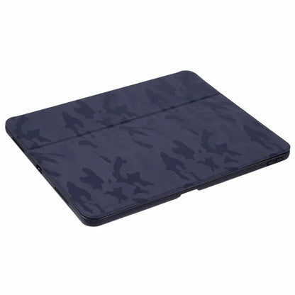 X-LEVEL For iPad Pro 13 (2024) Case Camouflage Pattern PU Leather Tablet Cover with Auto Wake / Sleep