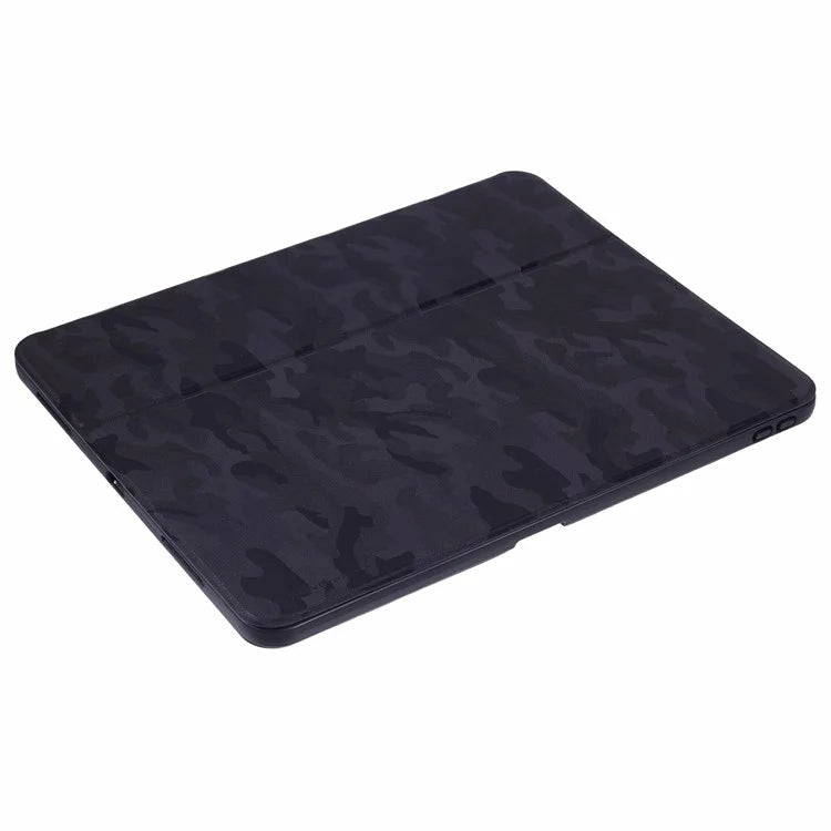 X-LEVEL For iPad Pro 13 (2024) Case Camouflage Pattern PU Leather Tablet Cover with Auto Wake / Sleep