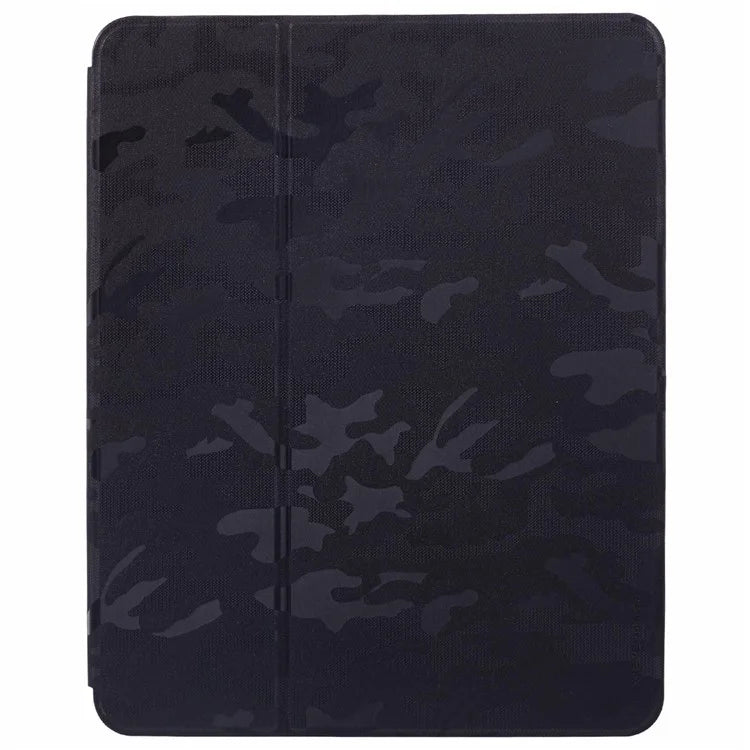 X-LEVEL For iPad Pro 13 (2024) Case Camouflage Pattern PU Leather Tablet Cover with Auto Wake / Sleep