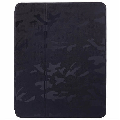 X-LEVEL For iPad Pro 13 (2024) Case Camouflage Pattern PU Leather Tablet Cover with Auto Wake / Sleep