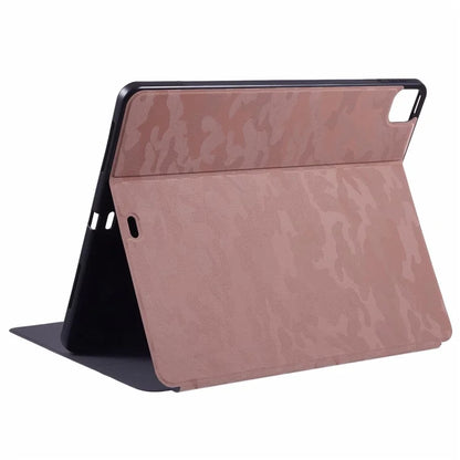 X-LEVEL For iPad Air 13 (2024) Case Camouflage Pattern Leather Smart Tablet Cover with Pencil Holder