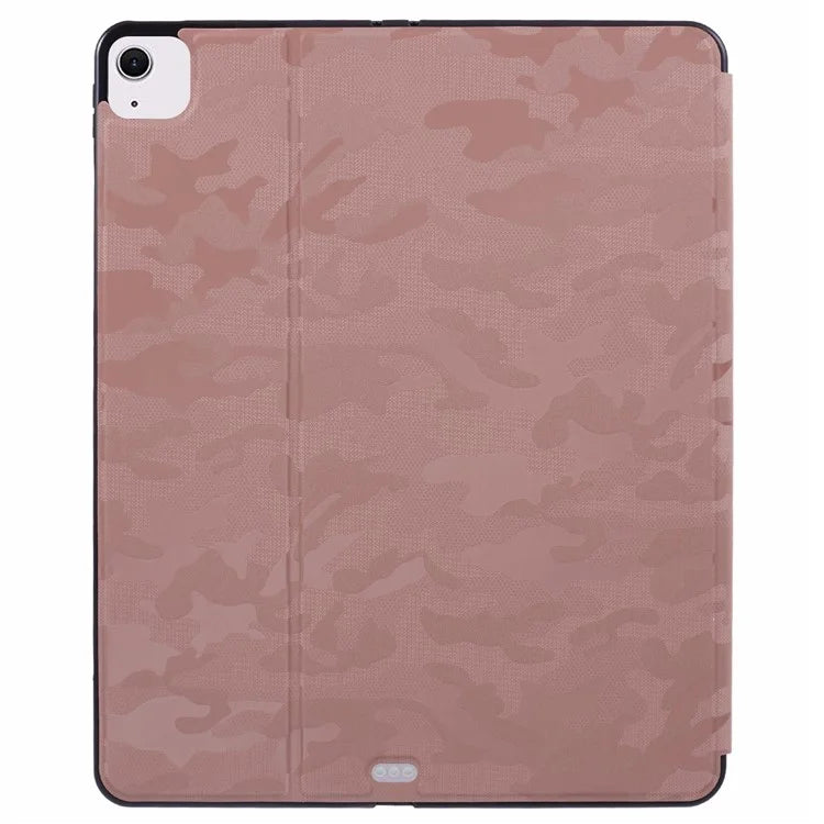 X-LEVEL For iPad Air 13 (2024) Case Camouflage Pattern Leather Smart Tablet Cover with Pencil Holder