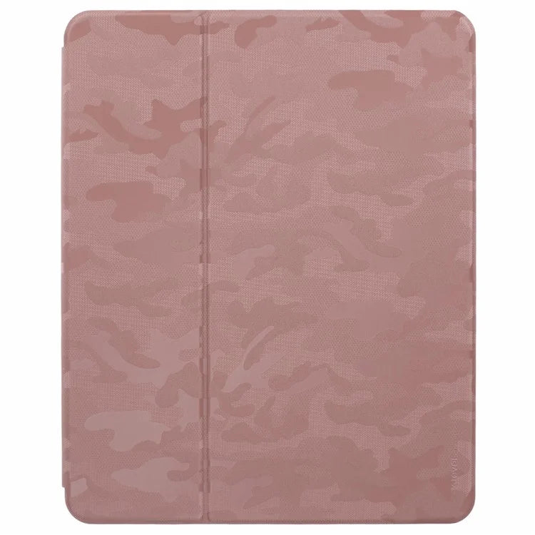 X-LEVEL For iPad Air 13 (2024) Case Camouflage Pattern Leather Smart Tablet Cover with Pencil Holder