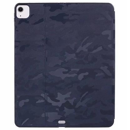 X-LEVEL For iPad Air 13 (2024) Case Camouflage Pattern Leather Smart Tablet Cover with Pencil Holder