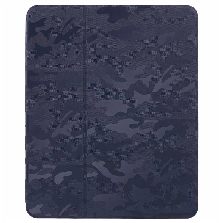 X-LEVEL For iPad Air 13 (2024) Case Camouflage Pattern Leather Smart Tablet Cover with Pencil Holder
