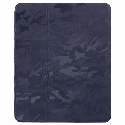 X-LEVEL For iPad Air 13 (2024) Case Camouflage Pattern Leather Smart Tablet Cover with Pencil Holder