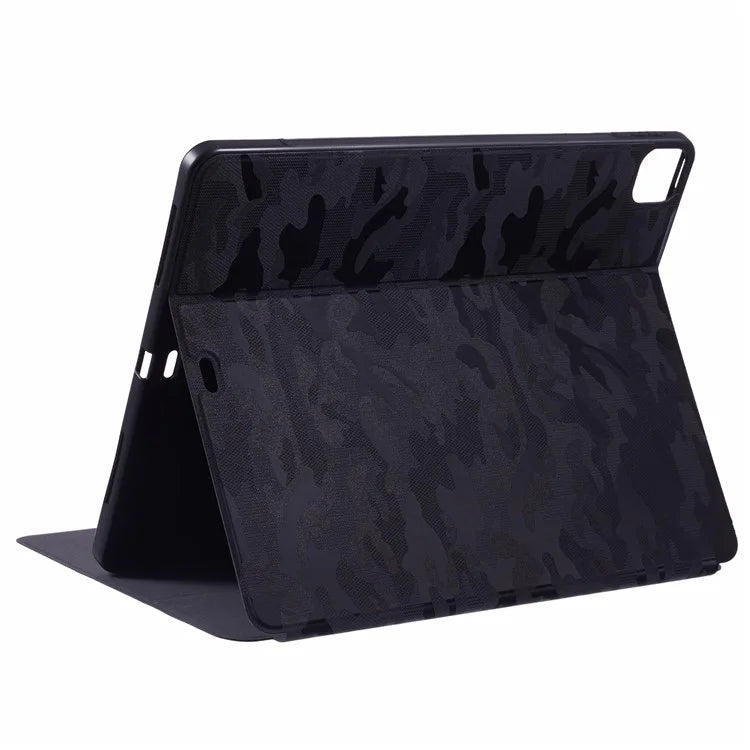 X-LEVEL For iPad Air 13 (2024) Case Camouflage Pattern Leather Smart Tablet Cover with Pencil Holder