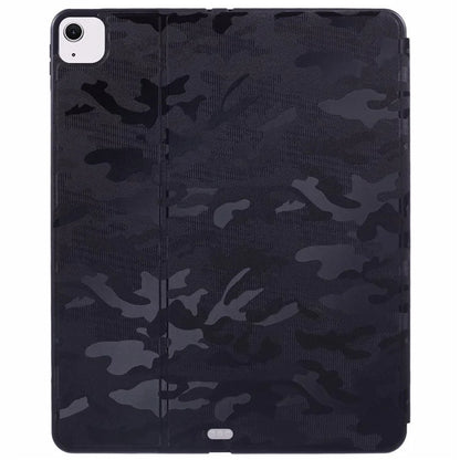 X-LEVEL For iPad Air 13 (2024) Case Camouflage Pattern Leather Smart Tablet Cover with Pencil Holder