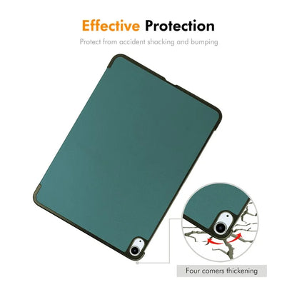ENKAY HAT PRINCE For iPad Air 13 (2024) Trifold Stand Cover PU Leather+PC Tablet Case
