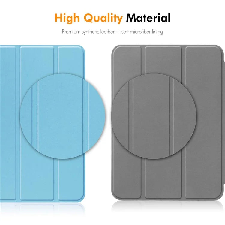 ENKAY HAT PRINCE For iPad Pro 11 (2024) Trifold Stand Cover PU Leather+PC Tablet Case