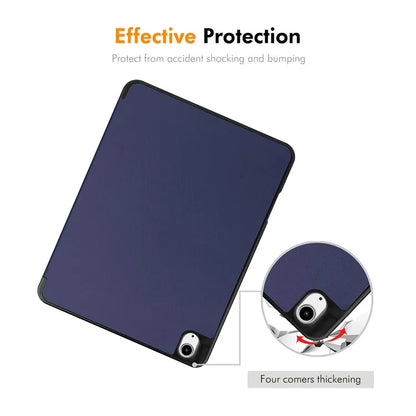 ENKAY HAT PRINCE For iPad Air 13 (2024) Tri-Fold Stand Tablet Case PU Leather+TPU Smart Cover with Pencil Holder