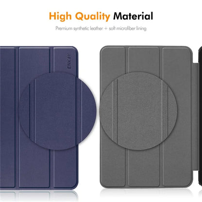 ENKAY HAT PRINCE For iPad Air 13 (2024) Tri-Fold Stand Tablet Case PU Leather+TPU Smart Cover with Pencil Holder