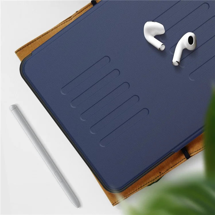 For iPad Pro 11 (2024) PU Leather Tablet Case Card Holder Auto Wake  /  Sleep Stand Cover with Pencil Slot