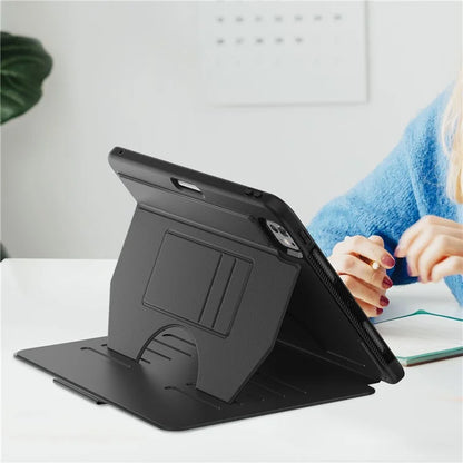 For iPad Pro 11 (2024) PU Leather Tablet Case Card Holder Auto Wake  /  Sleep Stand Cover with Pencil Slot