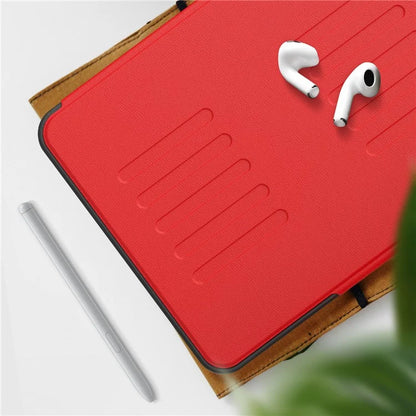 For iPad Pro 11 (2024) PU Leather Tablet Case Card Holder Auto Wake  /  Sleep Stand Cover with Pencil Slot