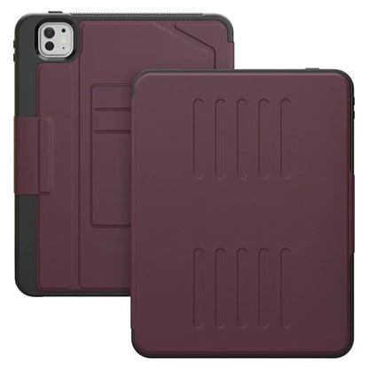 For iPad Pro 11 (2024) PU Leather Tablet Case Card Holder Auto Wake  /  Sleep Stand Cover with Pencil Slot
