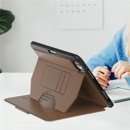 For iPad Pro 11 (2024) PU Leather Tablet Case Card Holder Auto Wake  /  Sleep Stand Cover with Pencil Slot