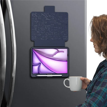 For iPad Air 11 (2024) PU Leather Tablet Case Card Holder Auto Wake  /  Sleep Stand Cover with Pencil Slot