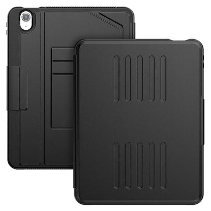 For iPad Air 11 (2024) PU Leather Tablet Case Card Holder Auto Wake  /  Sleep Stand Cover with Pencil Slot