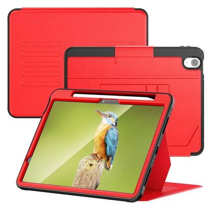 For iPad Air 11 (2024) PU Leather Tablet Case Card Holder Auto Wake  /  Sleep Stand Cover with Pencil Slot