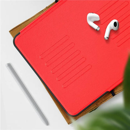 For iPad Air 11 (2024) PU Leather Tablet Case Card Holder Auto Wake  /  Sleep Stand Cover with Pencil Slot