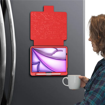 For iPad Air 11 (2024) PU Leather Tablet Case Card Holder Auto Wake  /  Sleep Stand Cover with Pencil Slot