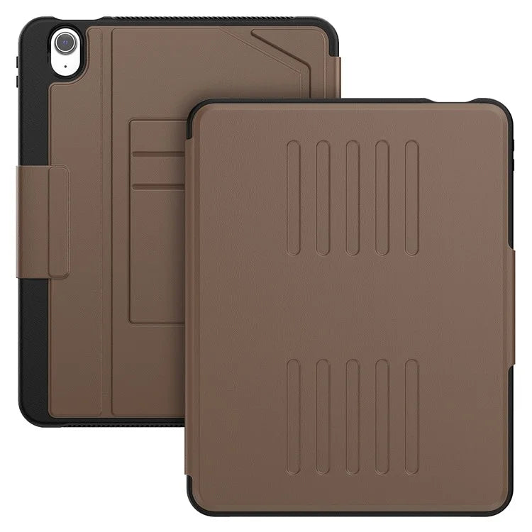 For iPad Air 11 (2024) PU Leather Tablet Case Card Holder Auto Wake  /  Sleep Stand Cover with Pencil Slot