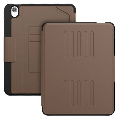 For iPad Air 11 (2024) PU Leather Tablet Case Card Holder Auto Wake  /  Sleep Stand Cover with Pencil Slot