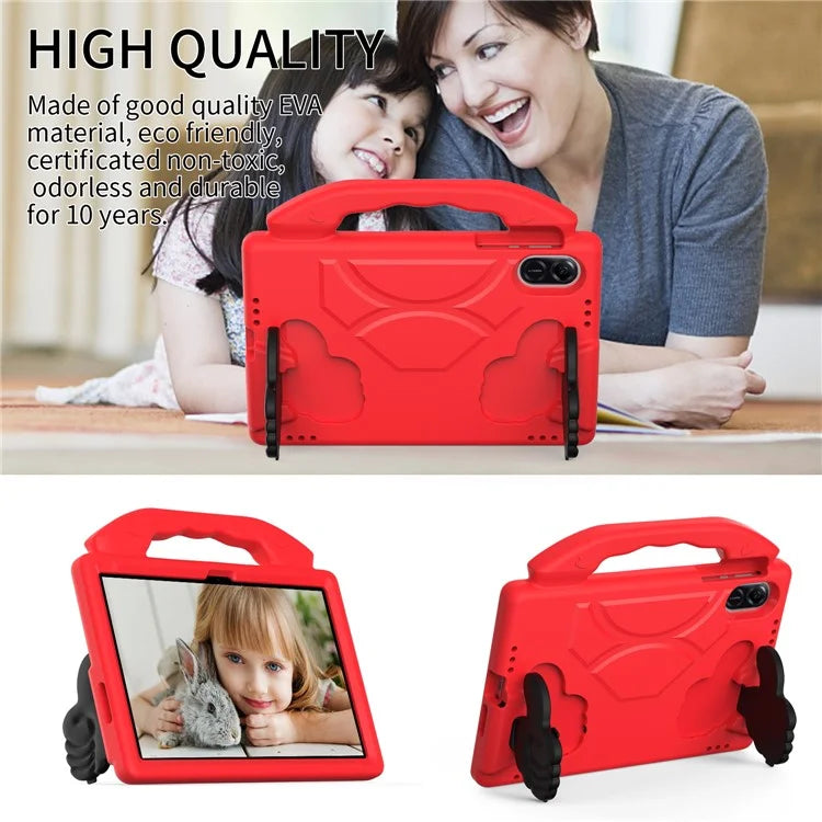 For Honor Pad X9 Protective Cover Anti-Drop EVA Tablet Case with Thumb Kickstand
