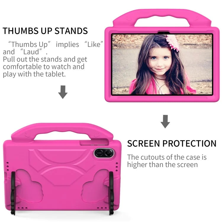 For Honor Pad X9 Protective Cover Anti-Drop EVA Tablet Case with Thumb Kickstand