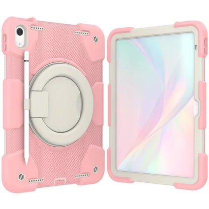 For iPad Air 11 (2024) Protective Case PC+Silicone Tablet Cover with Shoulder Strap