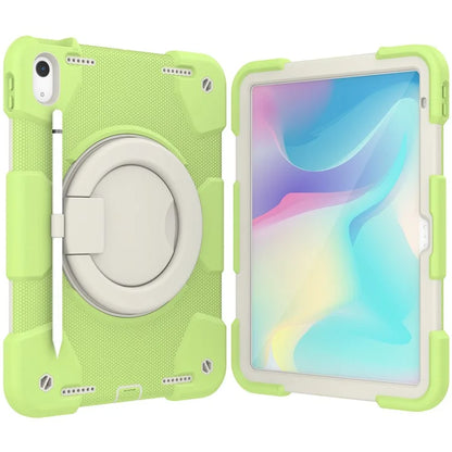 For iPad Air 11 (2024) Protective Case PC+Silicone Tablet Cover with Shoulder Strap