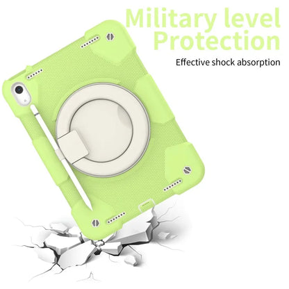 For iPad Air 11 (2024) Protective Case PC+Silicone Tablet Cover with Shoulder Strap