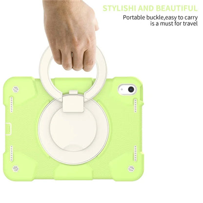 For iPad Air 11 (2024) Protective Case PC+Silicone Tablet Cover with Shoulder Strap