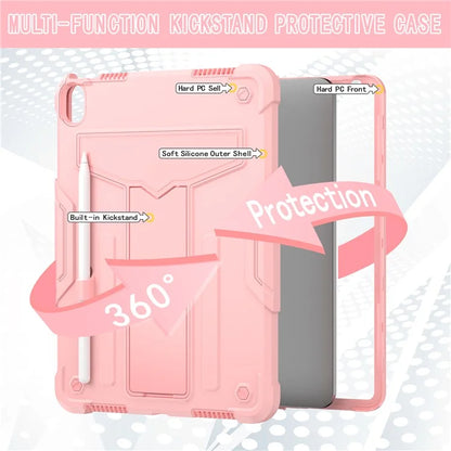 For iPad Air 11 (2024) Case Case PC+Silicone Kickstand Protective Tablet Cover