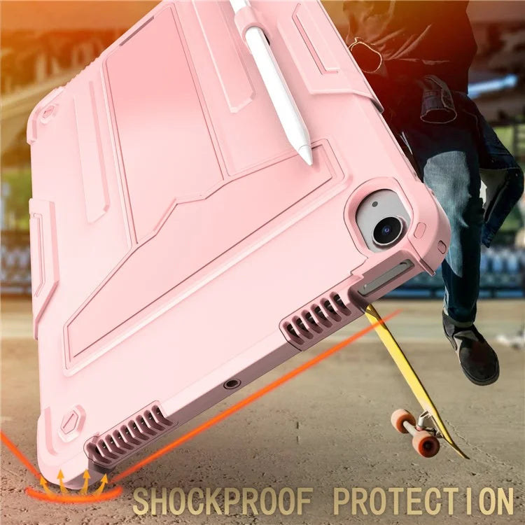 For iPad Air 11 (2024) Case Case PC+Silicone Kickstand Protective Tablet Cover