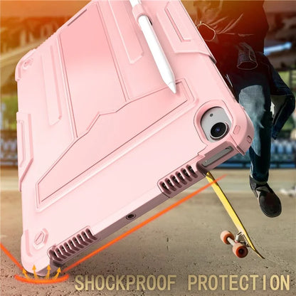 For iPad Air 11 (2024) Case Case PC+Silicone Kickstand Protective Tablet Cover