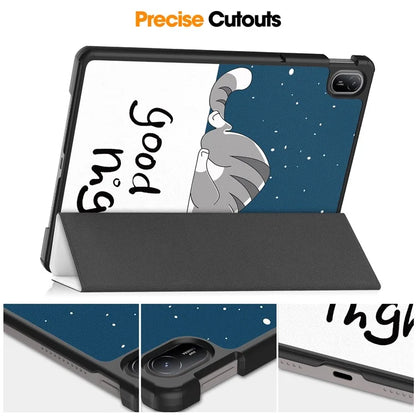 For Huawei MatePad SE 11 Stand Case Pattern Print Leather Tablet Cover