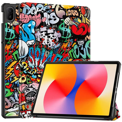 For Huawei MatePad SE 11 Stand Case Pattern Print Leather Tablet Cover