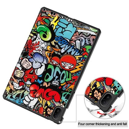 For Huawei MatePad SE 11 Stand Case Pattern Print Leather Tablet Cover